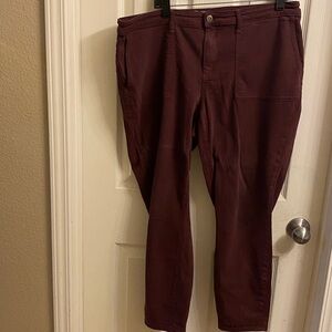 Lila Ryan Burgundy Pants